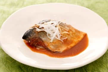 Miso-Boiled Mackerel